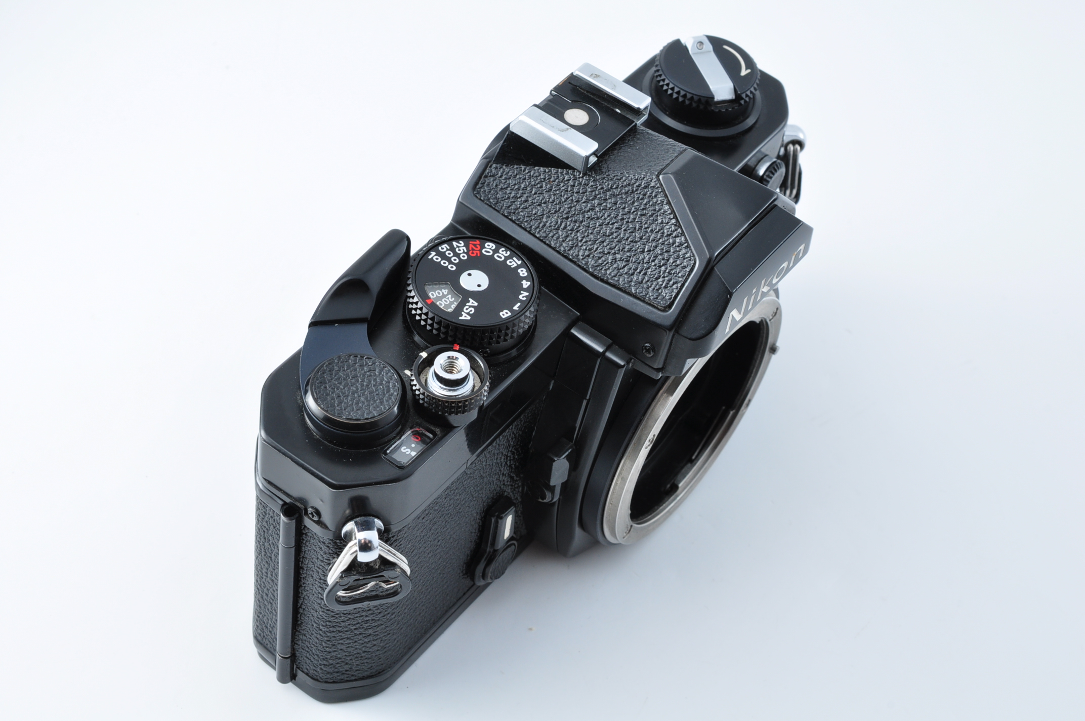 2Lenses [Near MINT+++] Nikon FM Black SLR Film Camera Ai 28mm f3.5